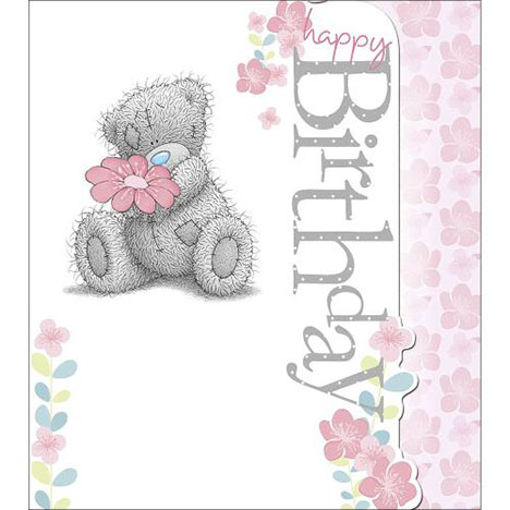Bear With Flower Birthday Me to You Bear Card £1.89